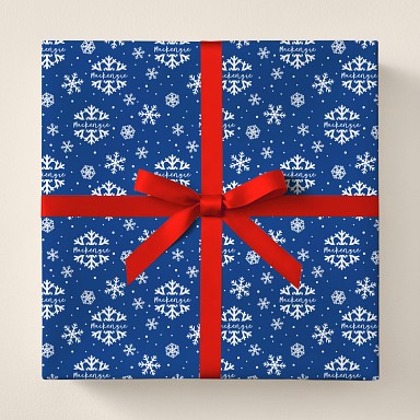 Elegant Snowflake Wrapping Paper