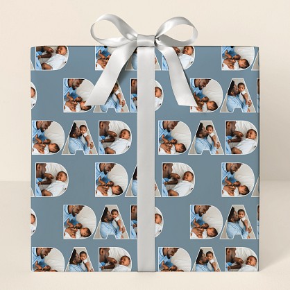 For Dad Photo Wrapping Paper