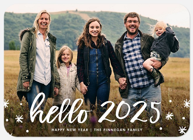 Happy Hello Holiday Photo Cards