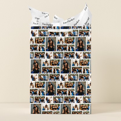 Cute Collage Photo Gift Bag