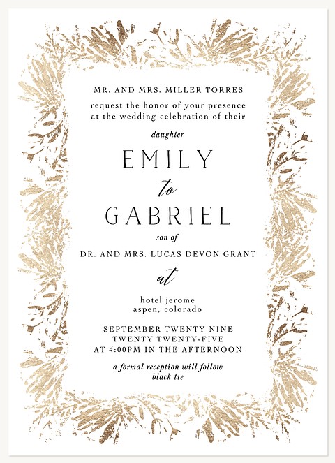 Adorned Radiance Wedding Invitations