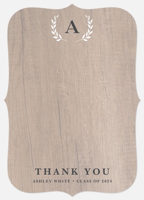 Farmhouse Laurels Thank You Cards 