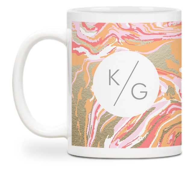 Gold Marble Custom Mugs