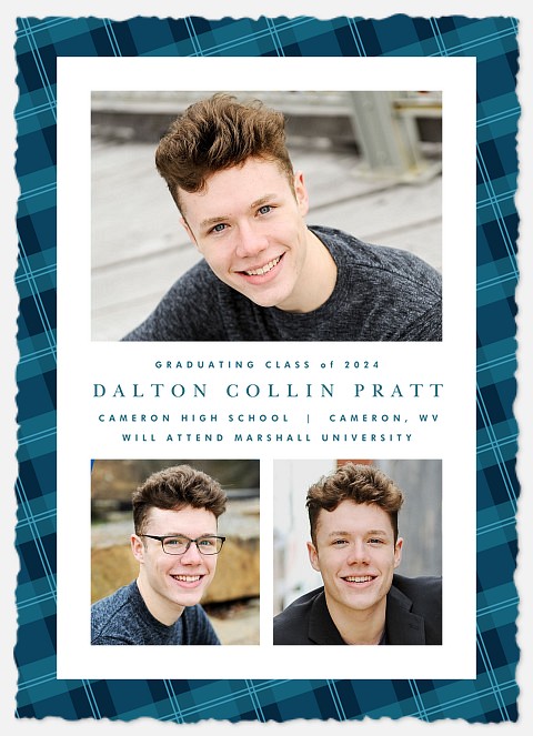 Classic Tartan Graduation Cards