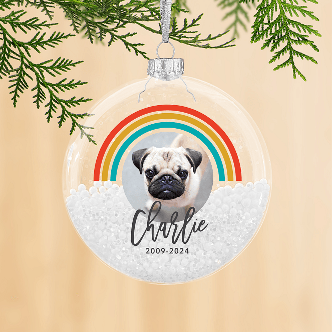 Rainbow Bridge Personalized Ornaments