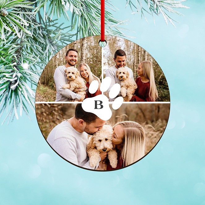 Pawprint Custom Ornaments