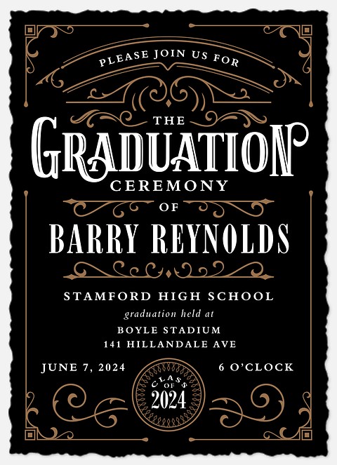 Ornamental Graduation Cards